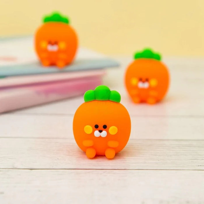 Carrot Shape Silicone Pencil Sharpener for Kids ✏️🥕