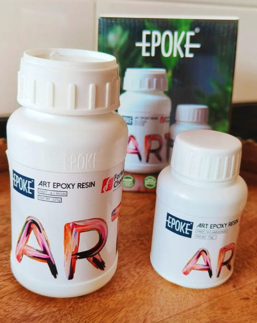 EPOKE Art Epoxy Resin & Hardner 3:1 Starter Kit (300gms)