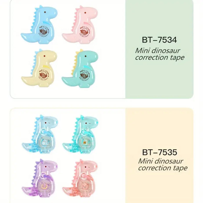 Cute Cartoon Dinosaur Shape PET Correction Tape 🦖