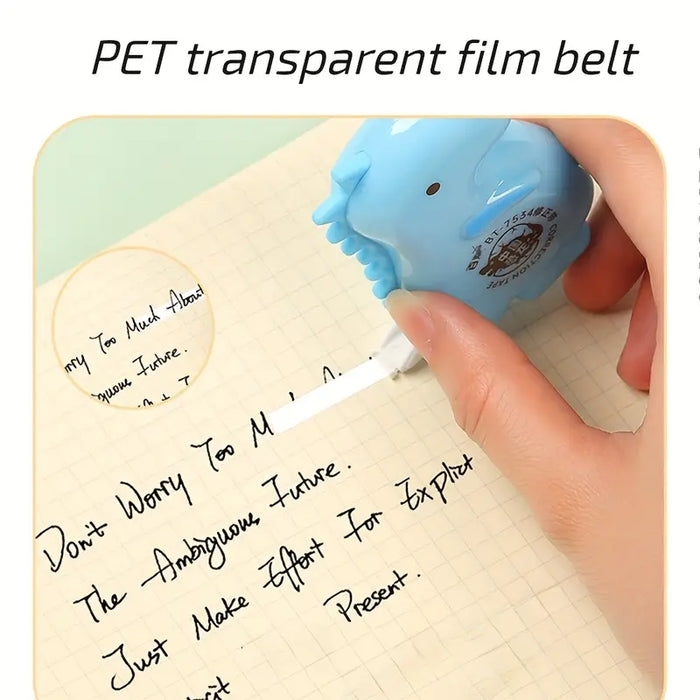 Cute Cartoon Dinosaur Shape PET Correction Tape 🦖