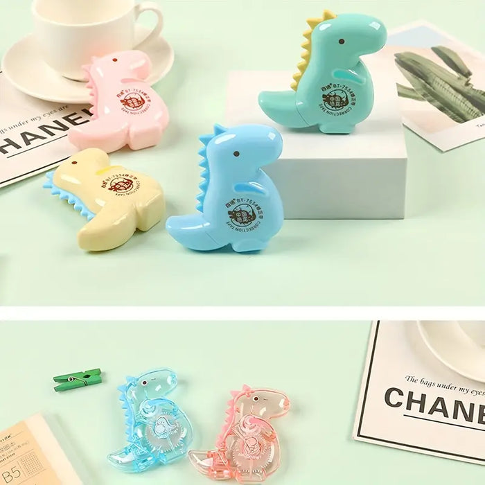 Cute Cartoon Dinosaur Shape PET Correction Tape 🦖