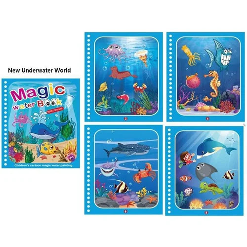 Magic Water Coloring Book