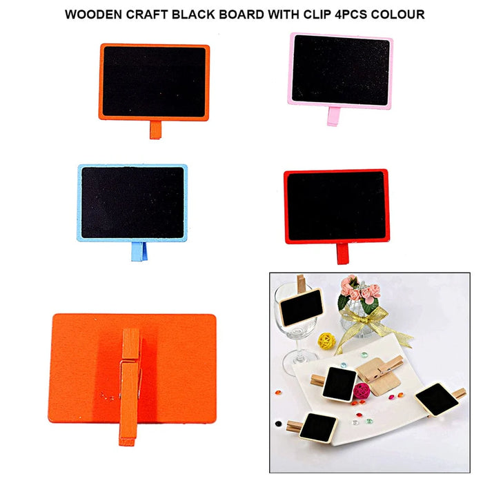 Mini Chalkboard with Clips – Pack of 6 | Perfect for Parties & Decor 🎉