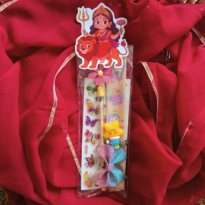 Navratri & Kanjak Sparkling Bow Return Gift 🎀