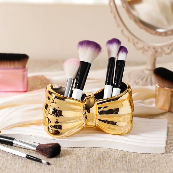 Golden Bow Shape Organizer