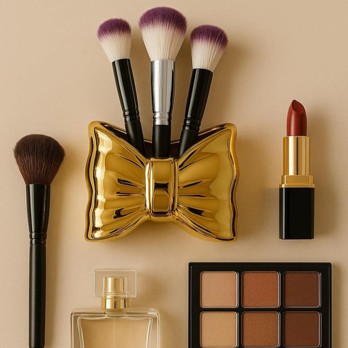 Golden Bow Shape Organizer