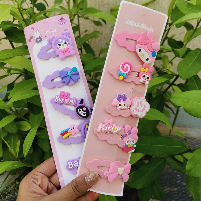 Kuromi Baby Tick Tack Hair Pin 💜