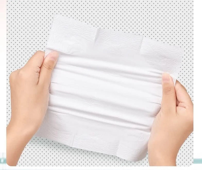 Pocket Tissue Papers (3 Ply, 8 Pulls Per Pack) | Pack of 10 | 100% Skin-safe