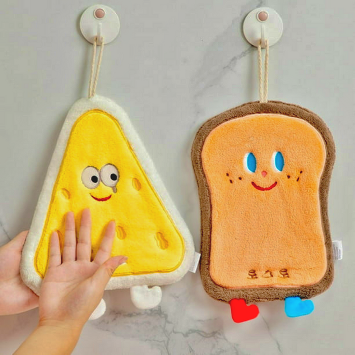 Cute Food Shape Hand Towel | Soft Hanging Towel for Kids & Kitchen