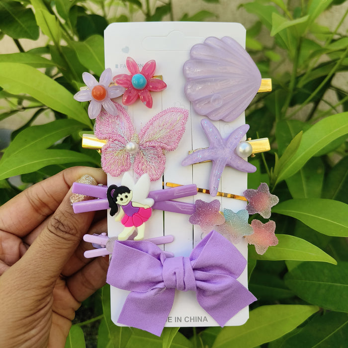 Sea Vibe Hair Pin set 🌸🐚🦋🧜‍♀️
