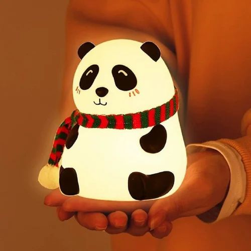 Cute Panda Night Lamp  Silicone Night Light, Changing Lamp