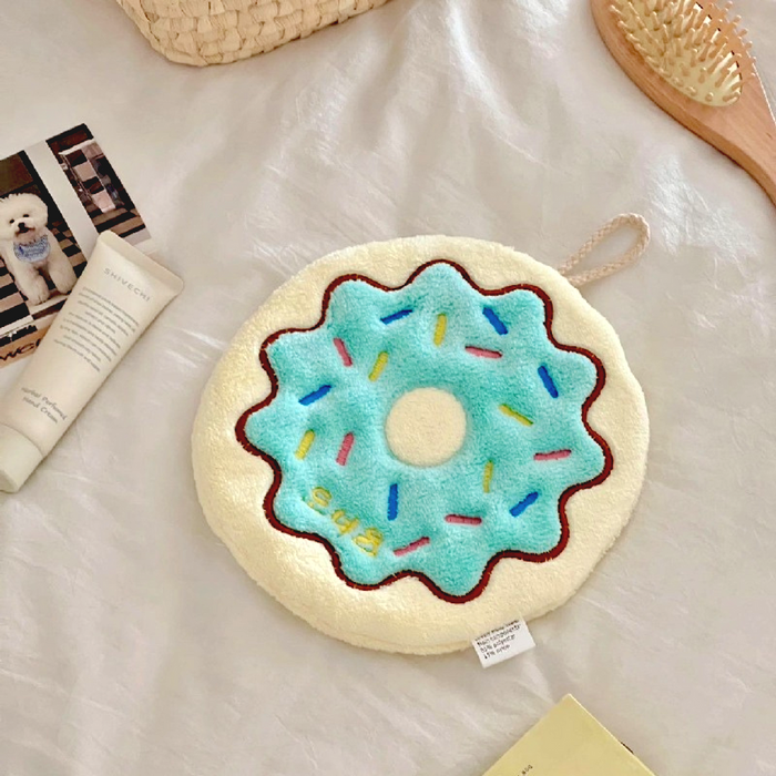 Cute Food Shape Hand Towel | Soft Hanging Towel for Kids & Kitchen