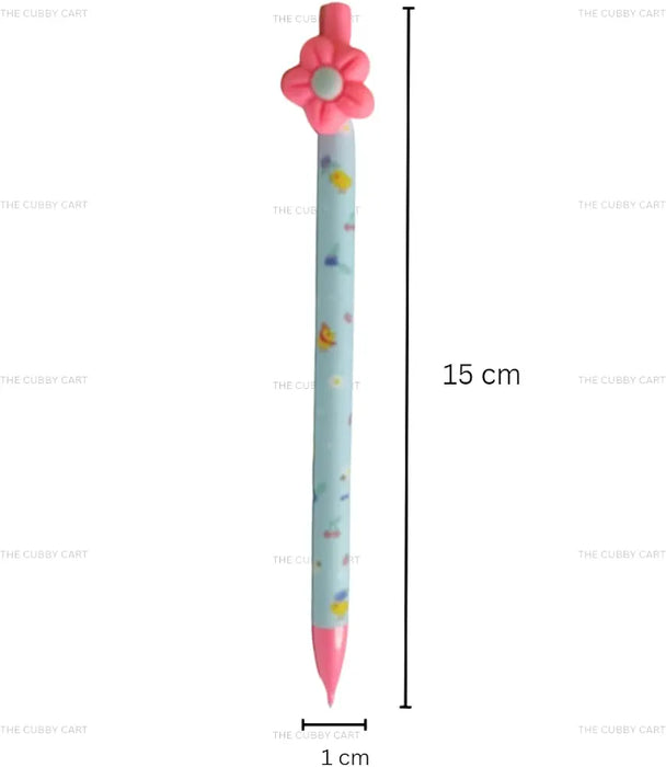 Flower Mechanical Lead Pencil 0.7mm Lead (3pcs of Flower Design Mechanical Pencil)
