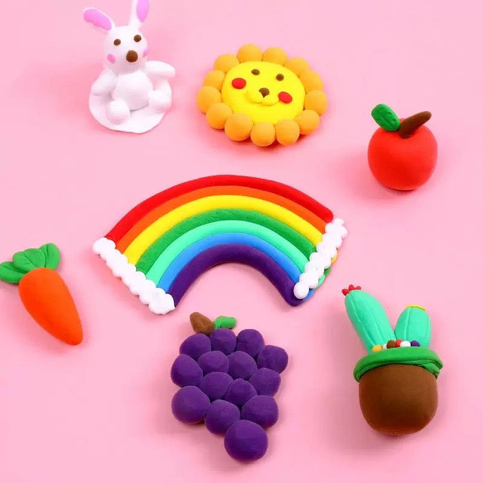 🎨 Air Dry Clay – Non-Toxic Fluffy Modeling Magic