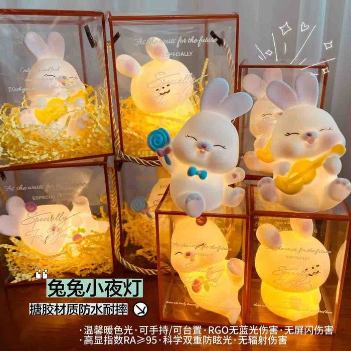 Mini Bunny Night Lamp | Cute Rabbit LED Light for Kids & Gifts
