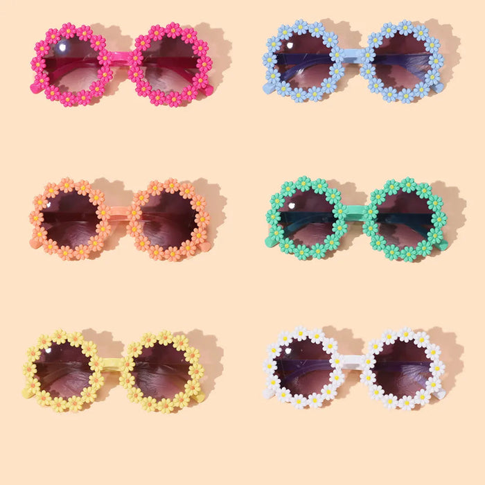 Cute Flower Design Sunglass for Kids (1 pc)